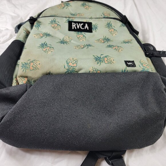 RVCA Pineapple Backpack With Baby Yoda Holder Casual Outdoors School - Picture 4 of 11